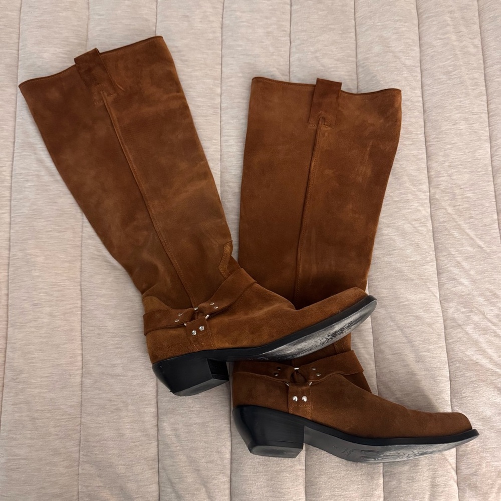Free People Harness Boots